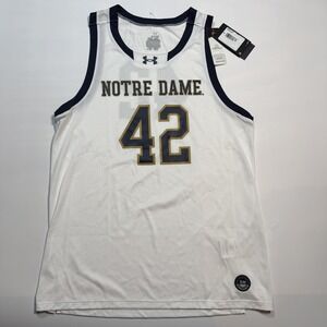 Notre Dame Under Armour Jersey Womens Small White NCAA Basketball Fighting Irish